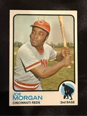 Joe Morgan #230, Topps, HOF, 1973, Cincinnati Reds, MT/NM, Superbly Centered....